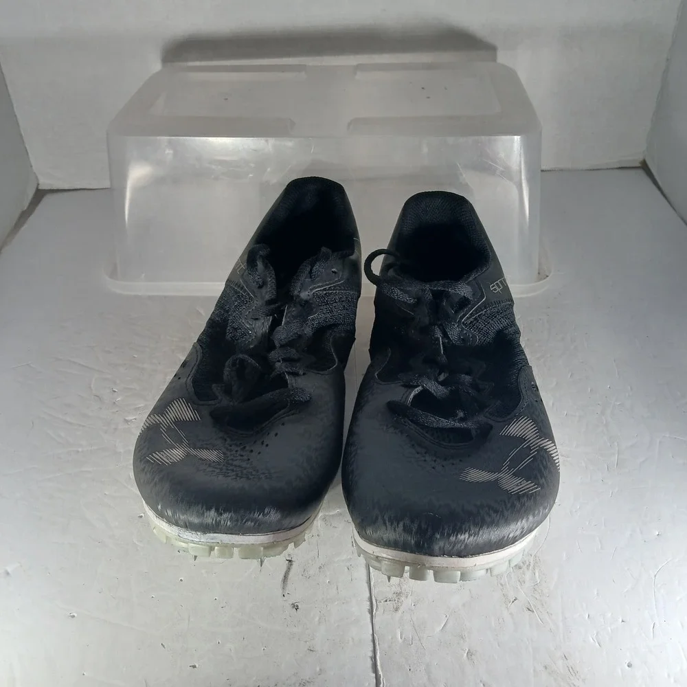 Under Armour Sprint Track Spikes M10 W11.5 Black 3025461-002 Racing Shoes Cleats